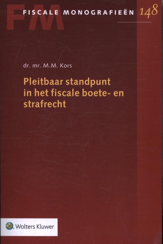 Omslag van Pleitbaar standpunt in het fiscale boete- en strafrecht