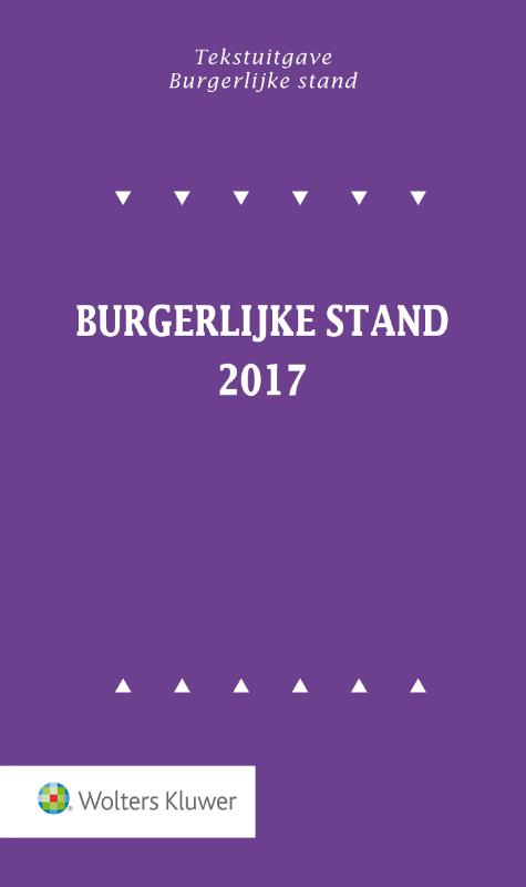 Omslag van Burgerlijke stand 2017
