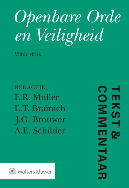 Omslag van Openbare orde en veiligheid