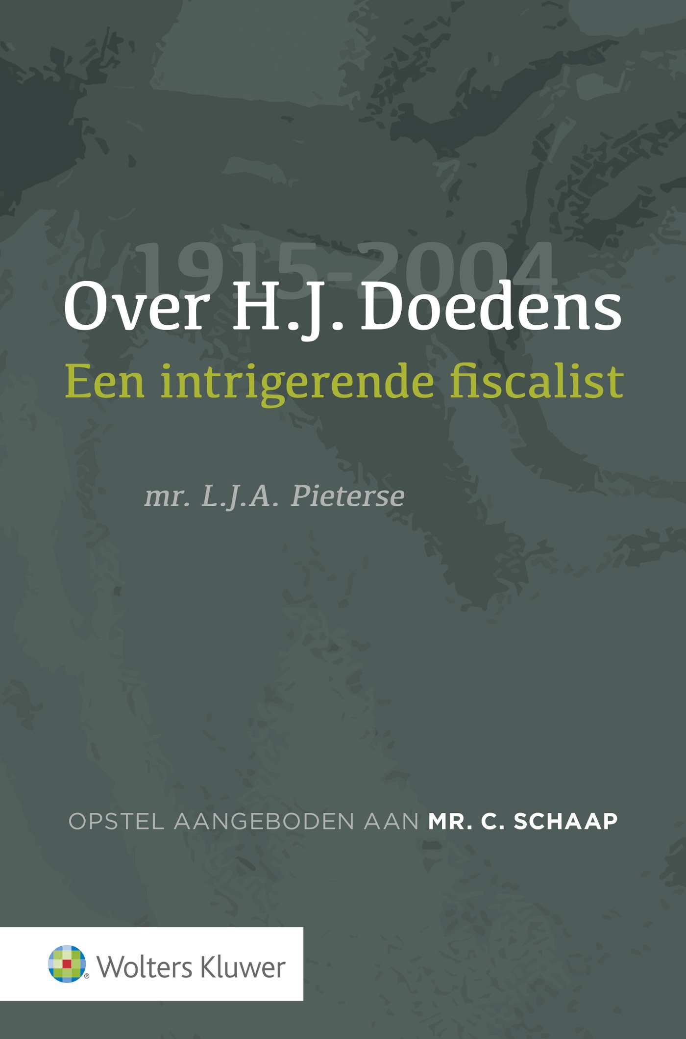 Omslag van Over H.J. Doedens