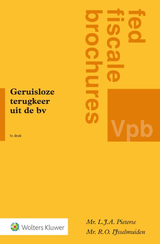 Omslag van Geruisloze terugkeer uit de bv