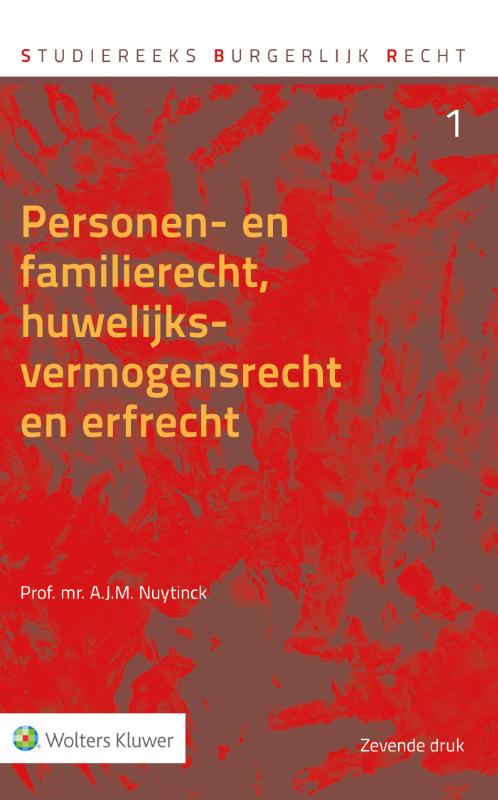Omslag van Personen- en familierecht, huwelijksvermogensrecht en erfrecht