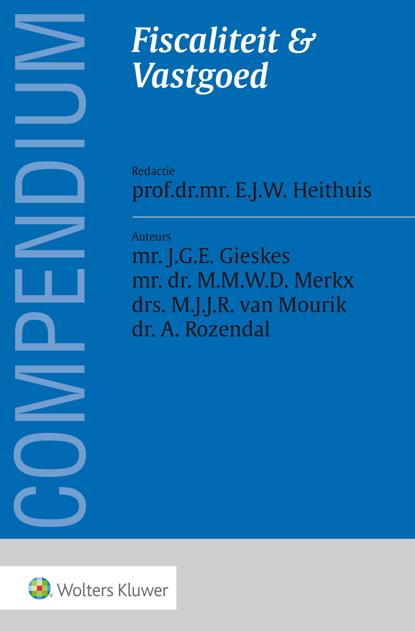 Omslag van Compendium fiscaliteit & vastgoed