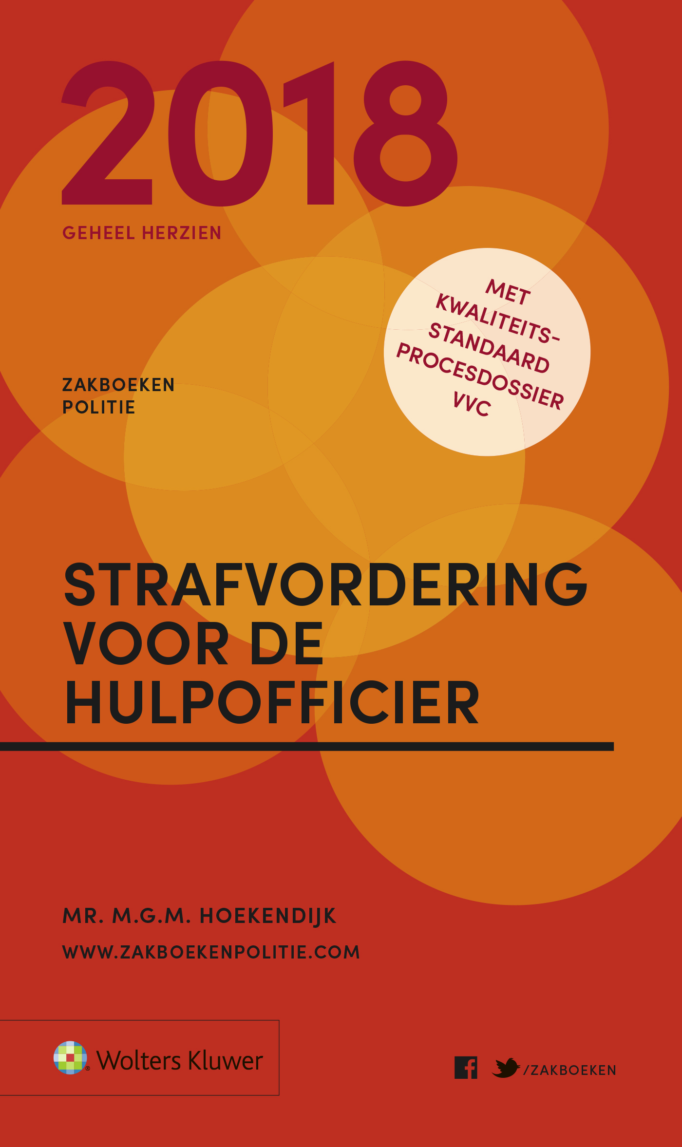 Omslag van Strafvordering voor de Hulpofficier 2018