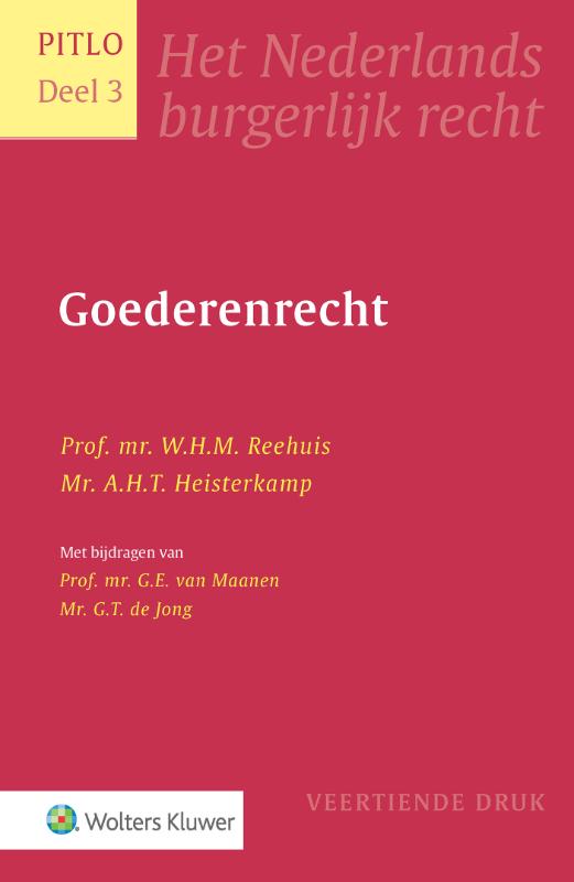Omslag van Pitlo 3 - Goederenrecht