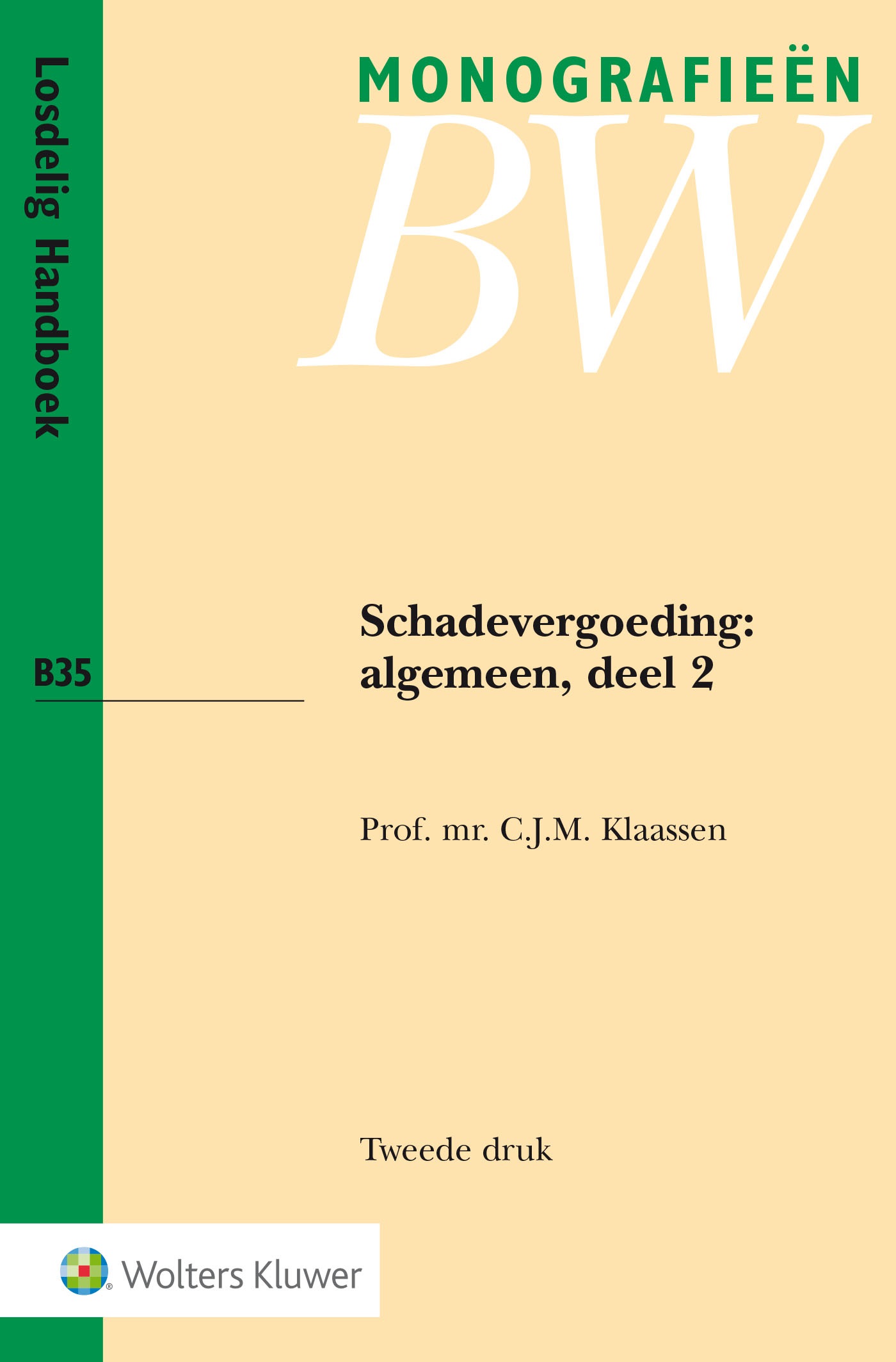 Omslag van losdelig handboek