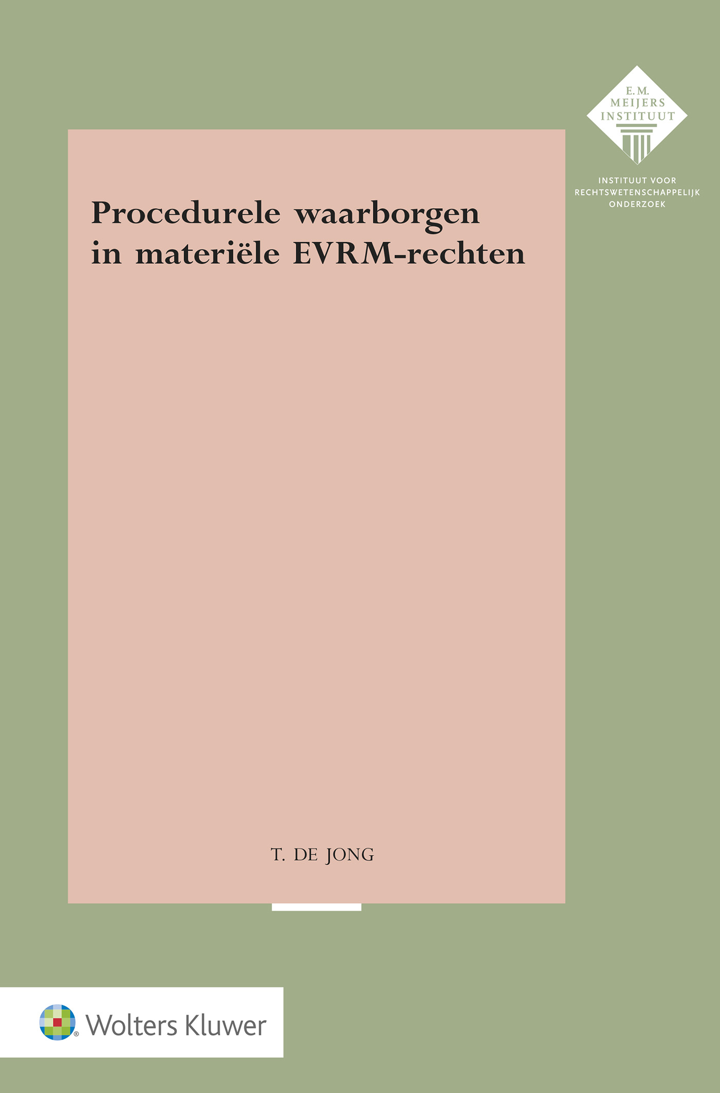 Omslag van Procedurele waarborgen in materiële EVRM-rechten