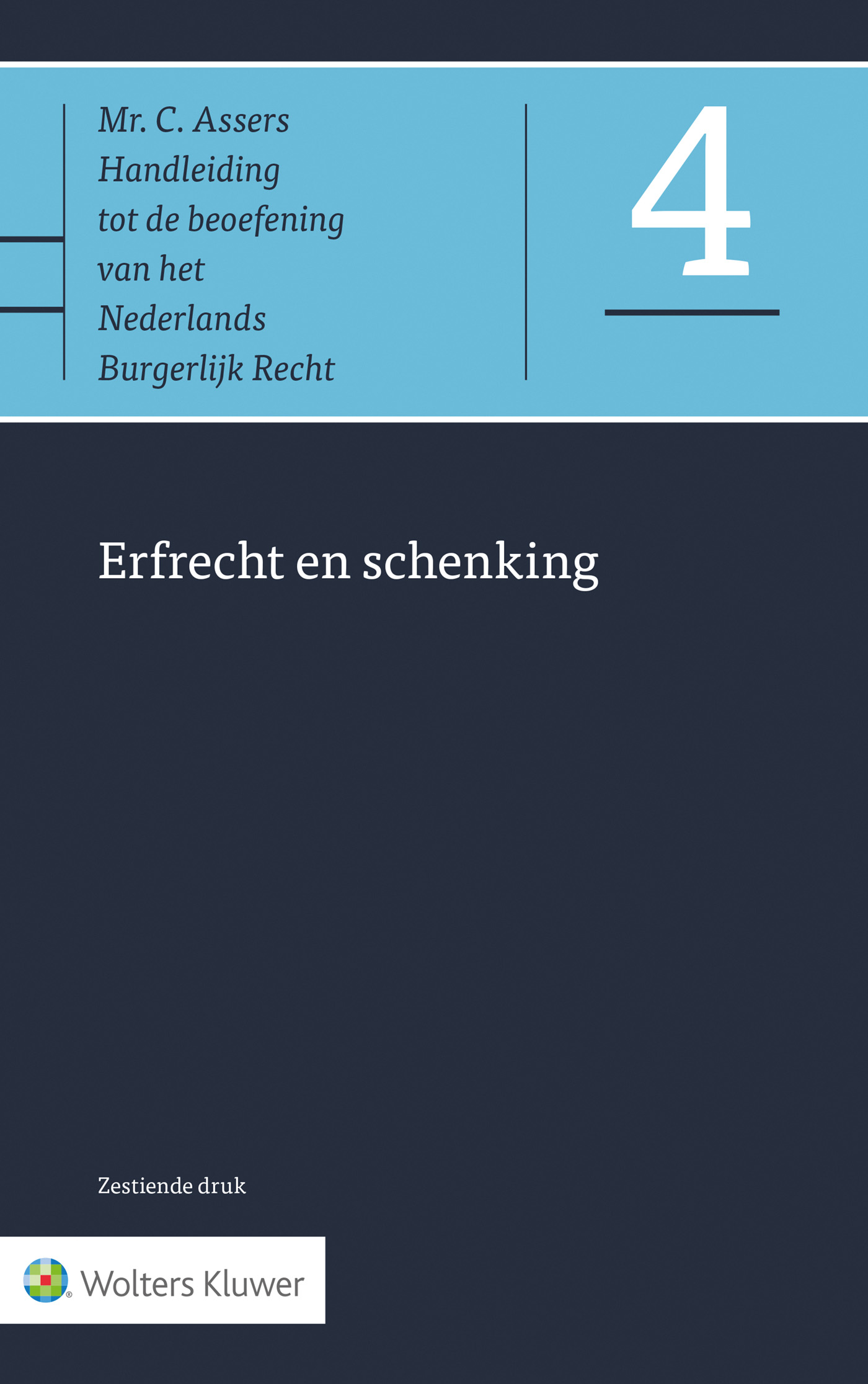 Omslag van Erfrecht en schenking