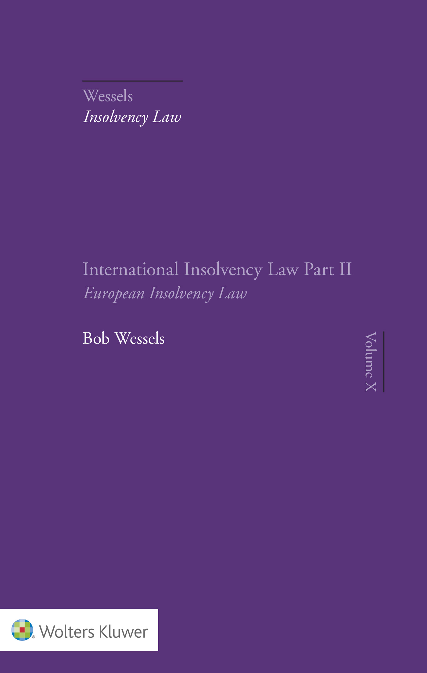 Omslag van Part II European Insolvency Law