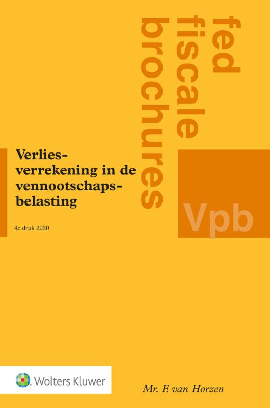 Omslag van Verliesverrekening in de vennootschapsbelasting