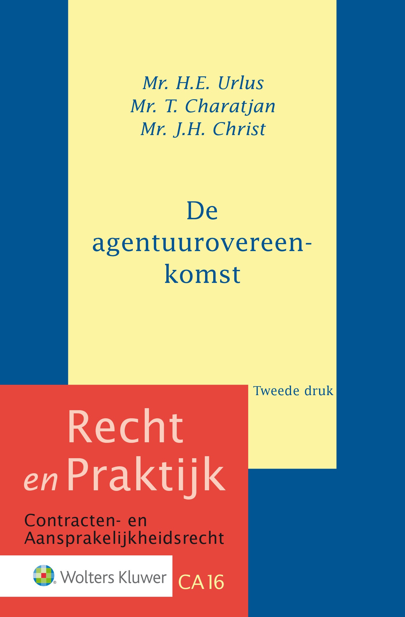 Omslag van De agentuurovereenkomst