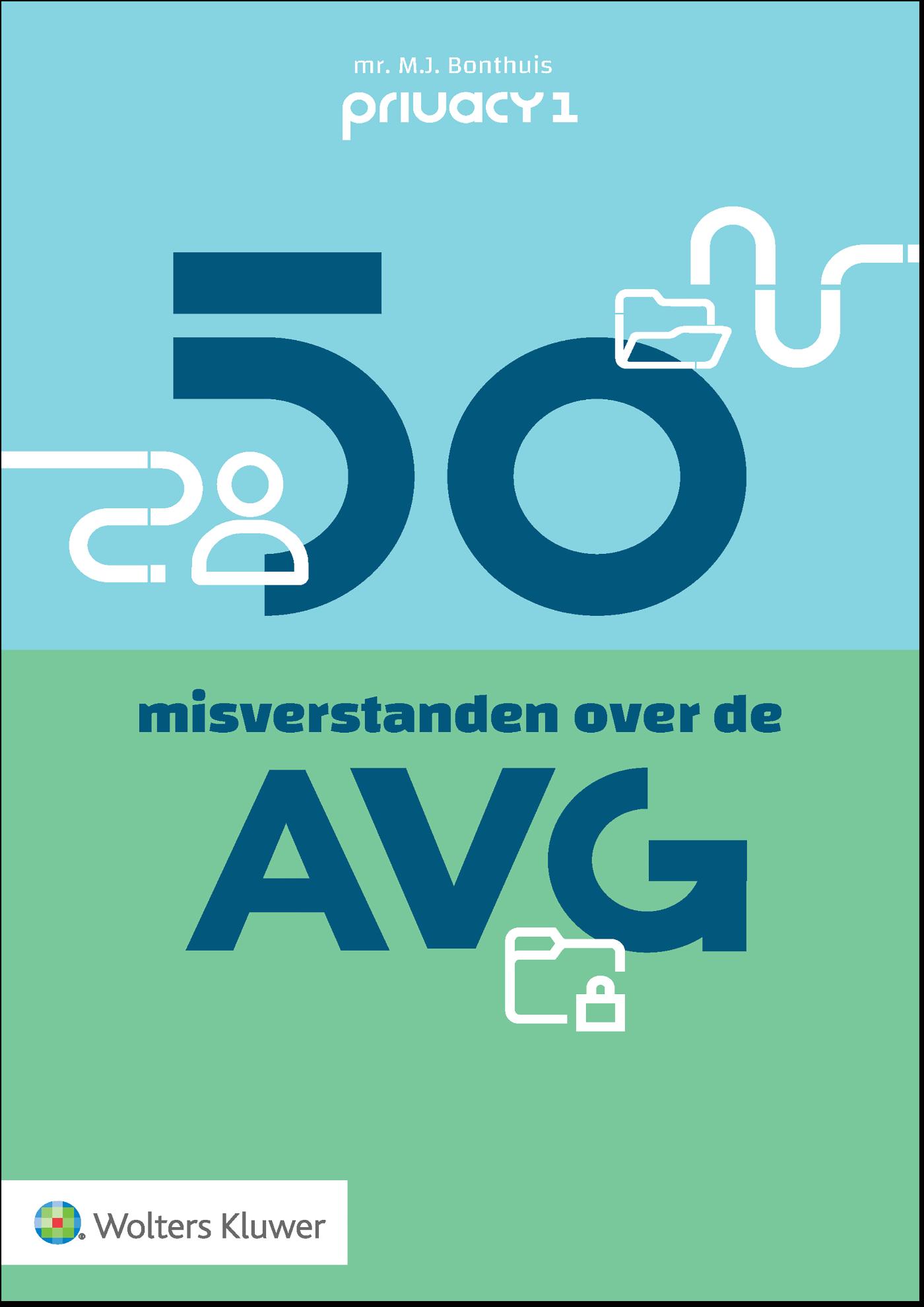 Omslag van 50 misverstanden over de AVG