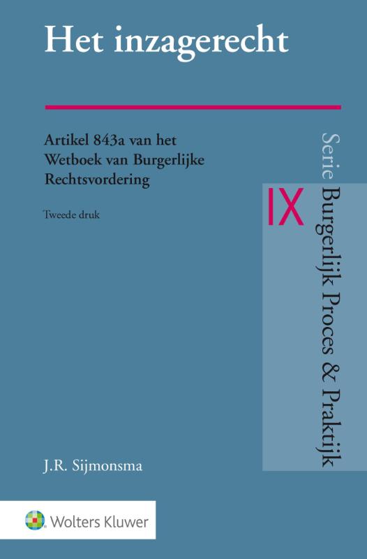 Omslag van Het inzagerecht