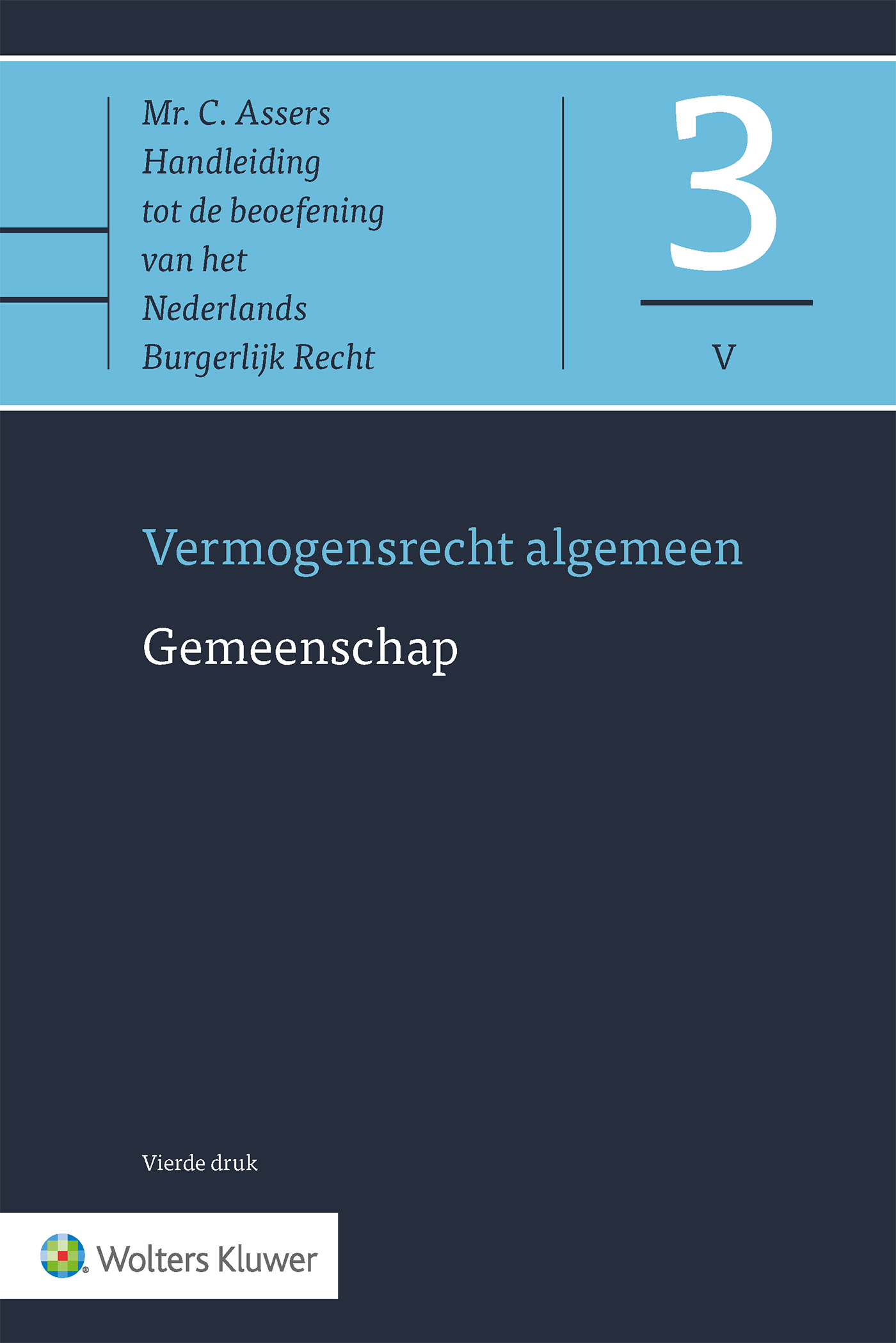 Omslag van Vermogensrecht algemeen Gemeenschap