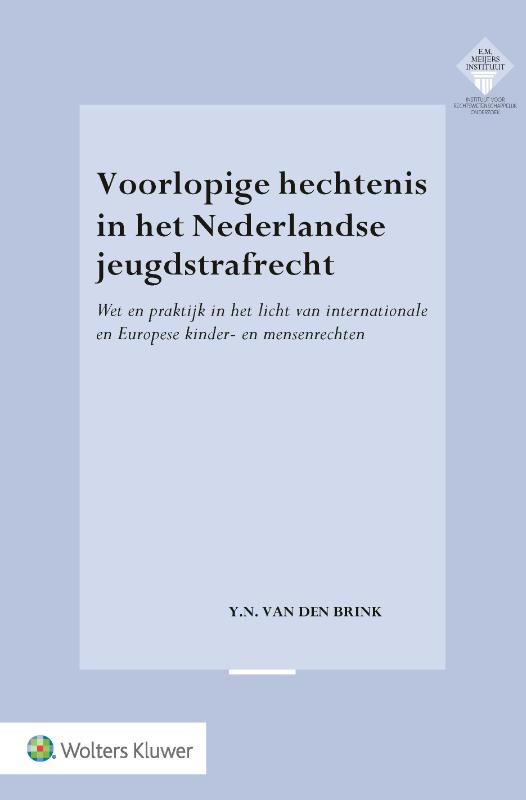Omslag van Voorlopige hechtenis in het Nederlandse jeugdstrafrecht