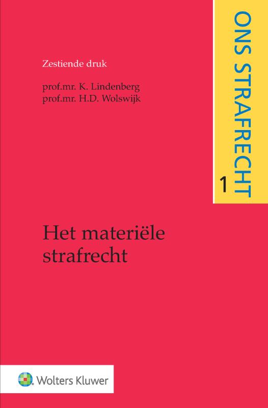 Omslag van Het materiële strafrecht