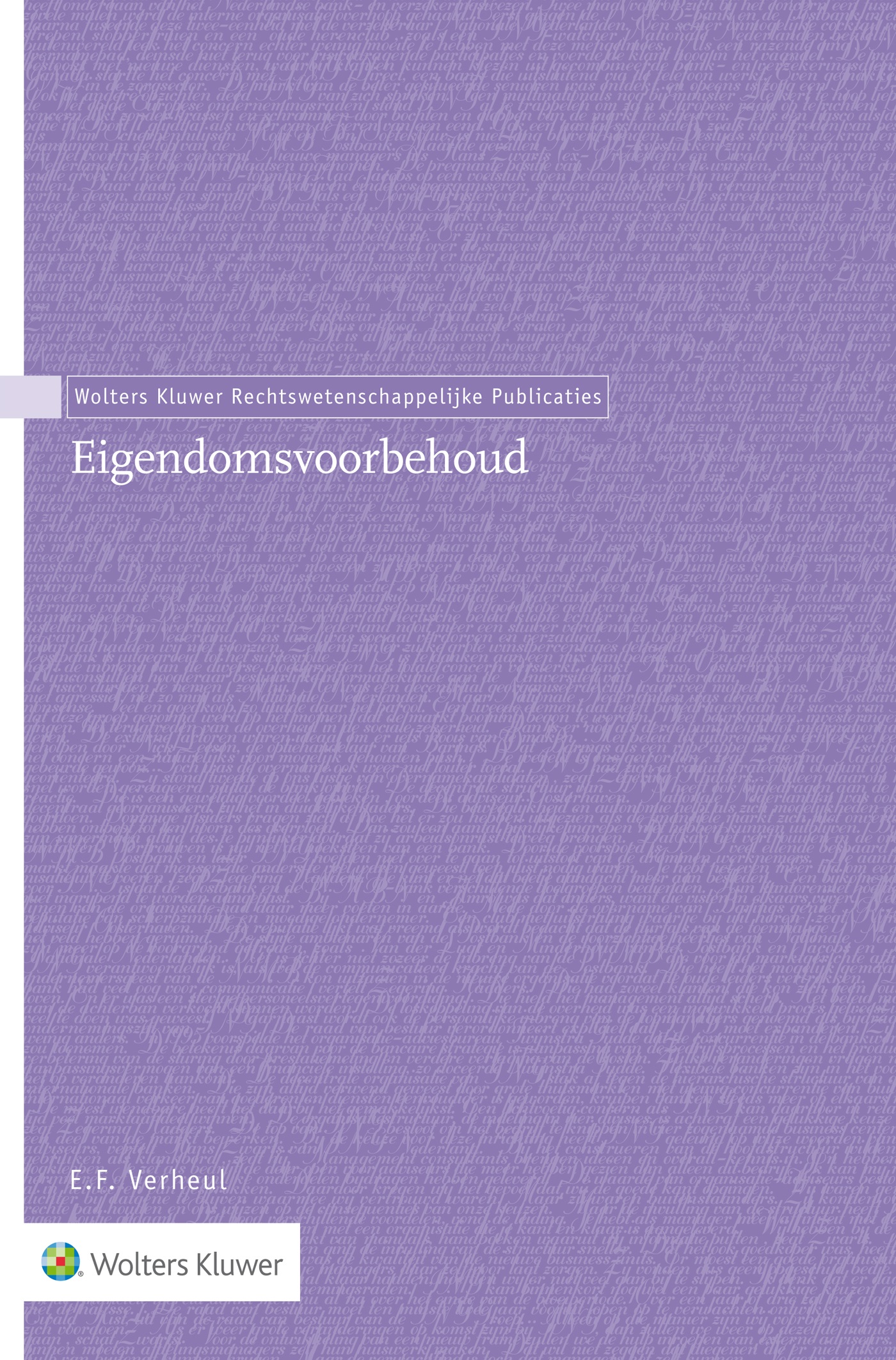 Omslag van Eigendomsvoorbehoud