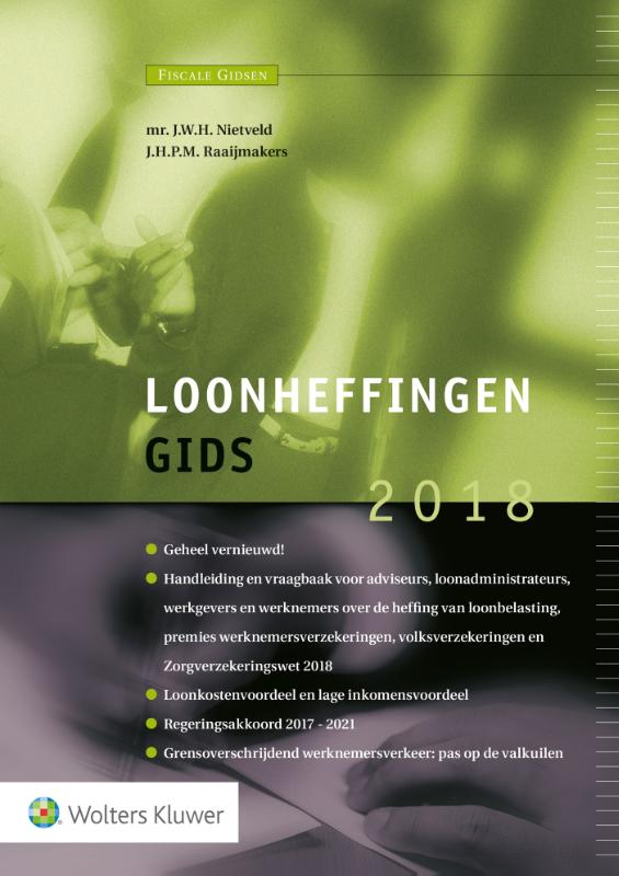 Omslag van Loonheffingengids 2018