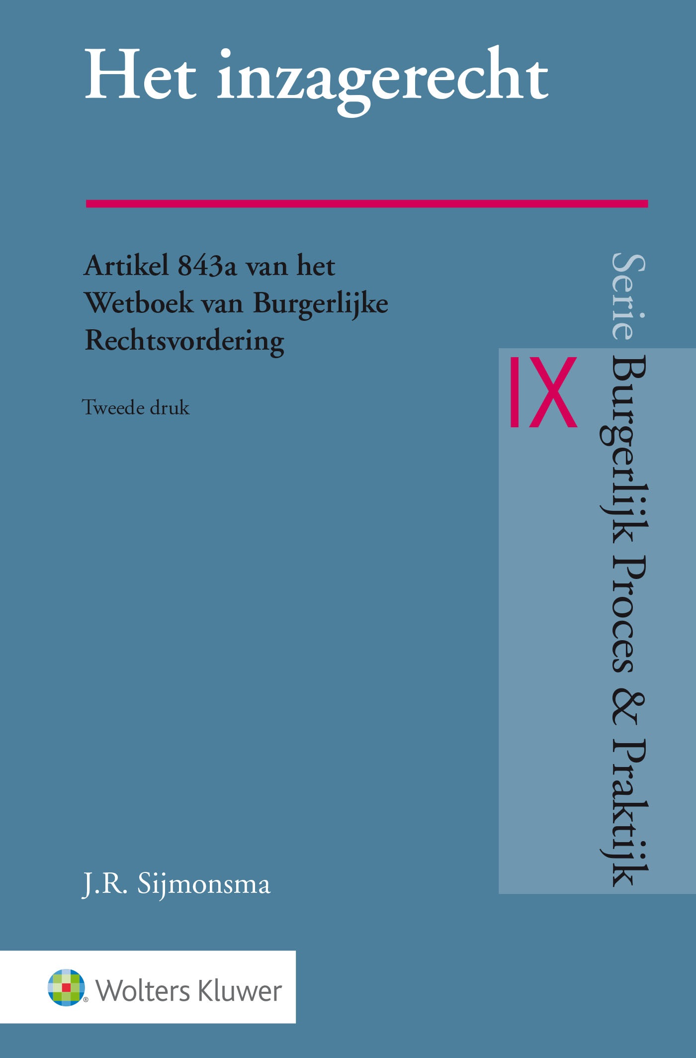 Omslag van Het inzagerecht