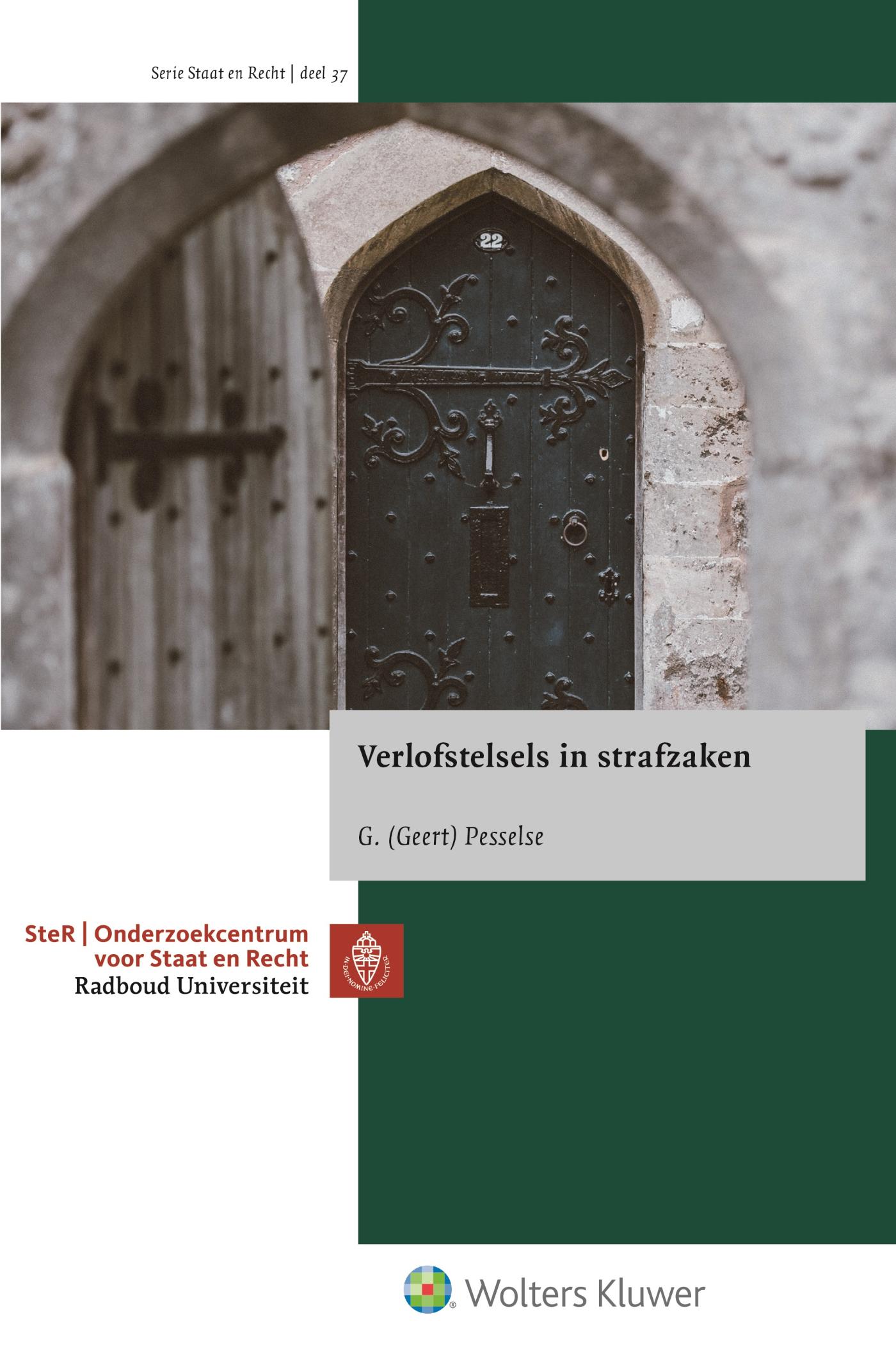 Omslag van Verlofstelsels in strafzaken