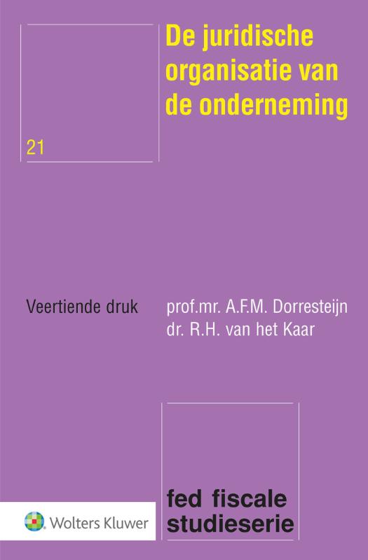 Omslag van De juridische organisatie van de onderneming