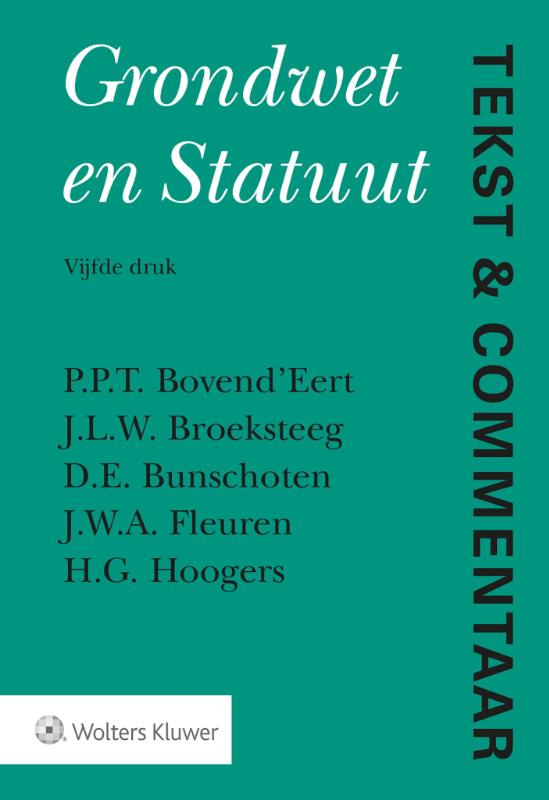 Omslag van Grondwet en Statuut