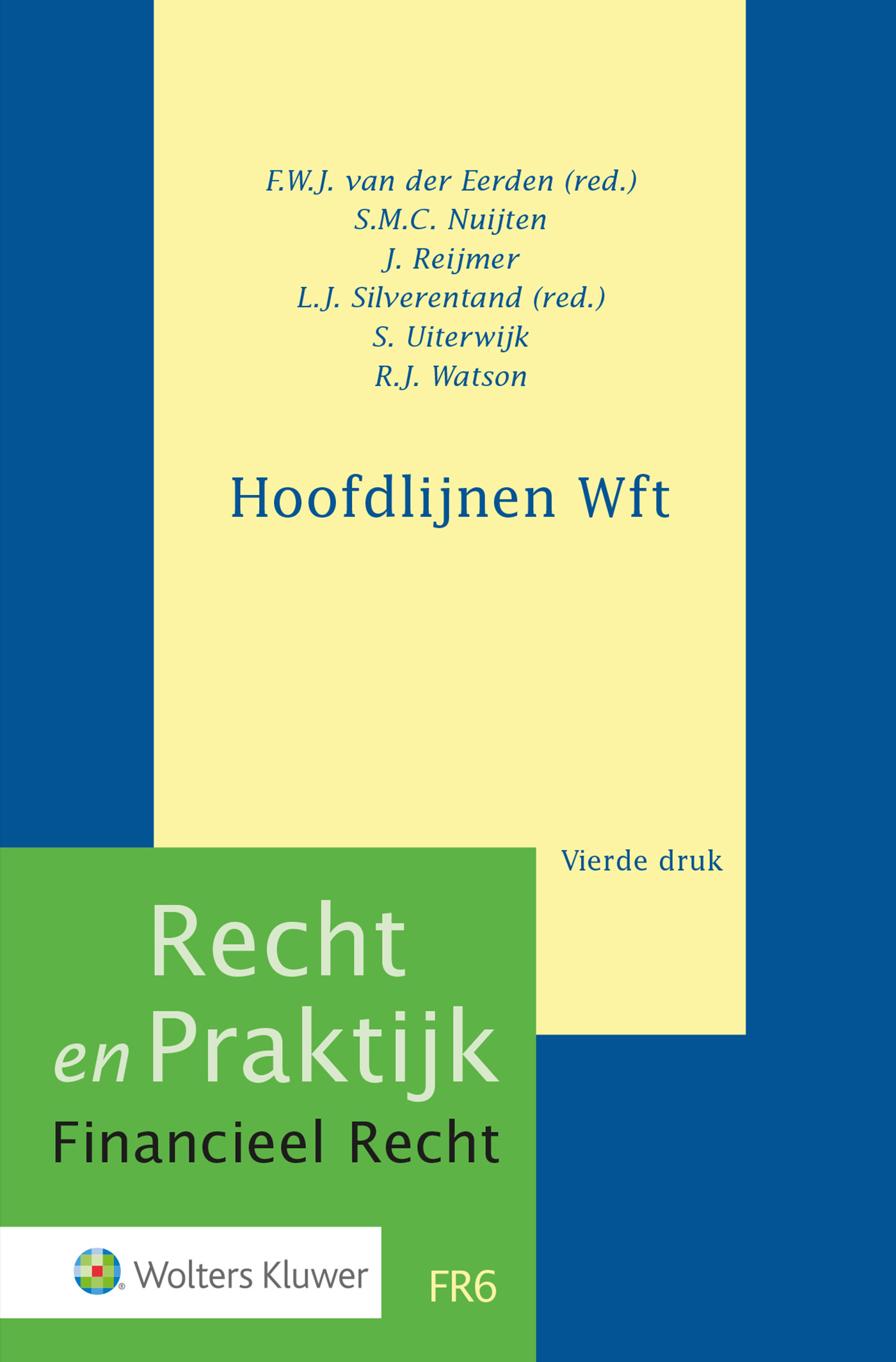 Omslag van Hoofdlijnen Wft