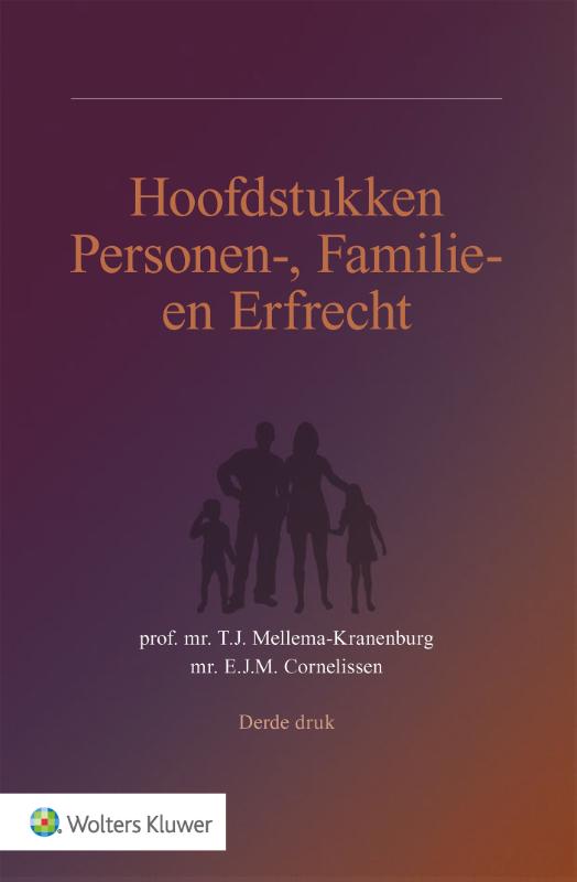 Omslag van Hoofdstukken personen-, familie- en erfrecht