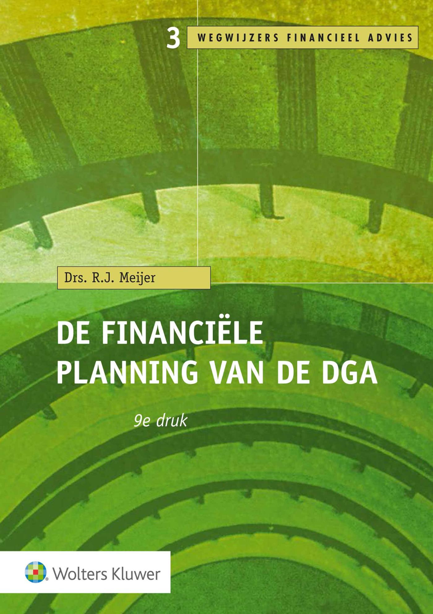 Omslag van De financiële planning van de dga