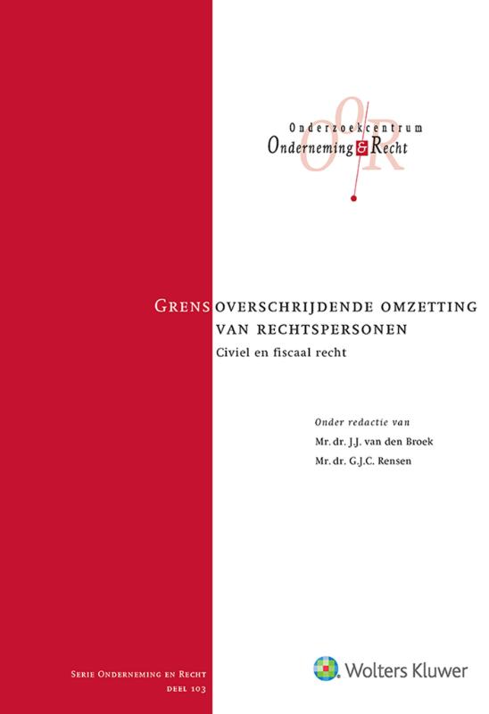 Omslag van Grensoverschrijdende omzetting van rechtspersonen