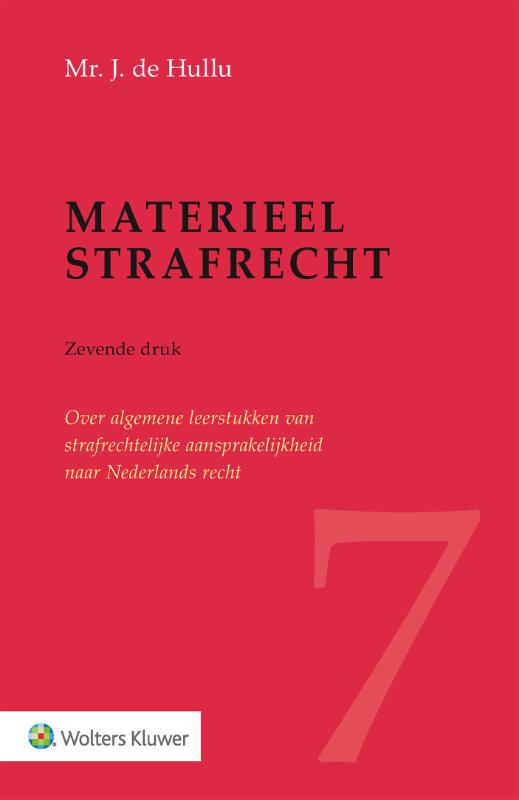 Omslag van Materieel strafrecht