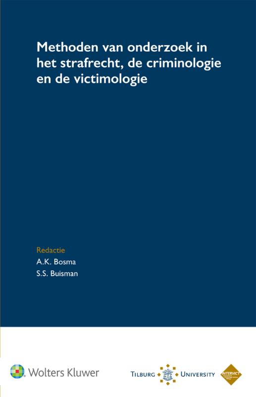Omslag van Methoden van onderzoek in het strafrecht, de criminologie en de victimologie