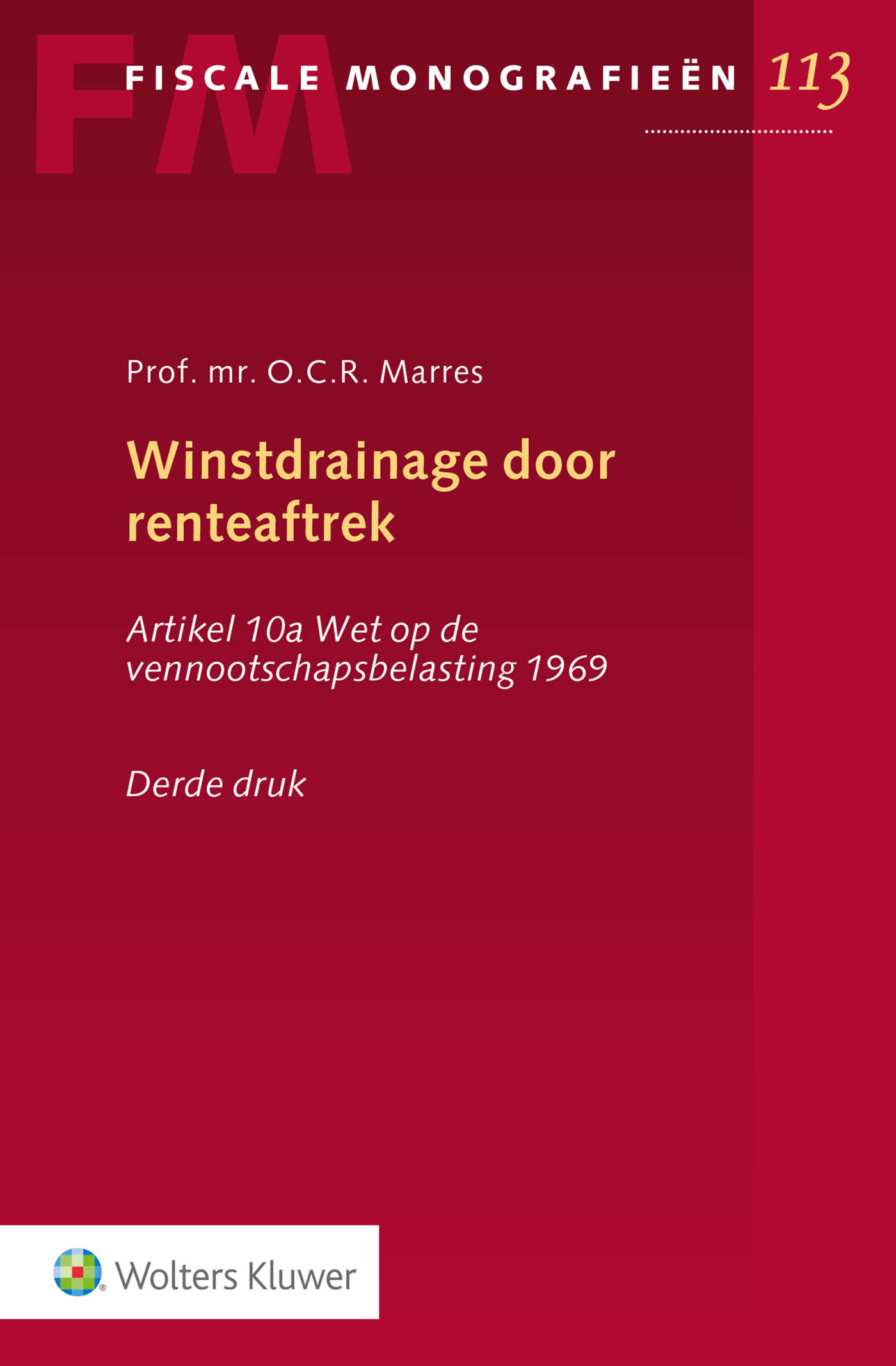 Omslag van Winstdrainage door renteaftrek