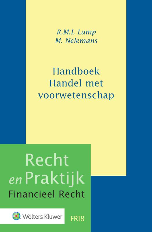 Omslag van Handboek Handel met voorwetenschap