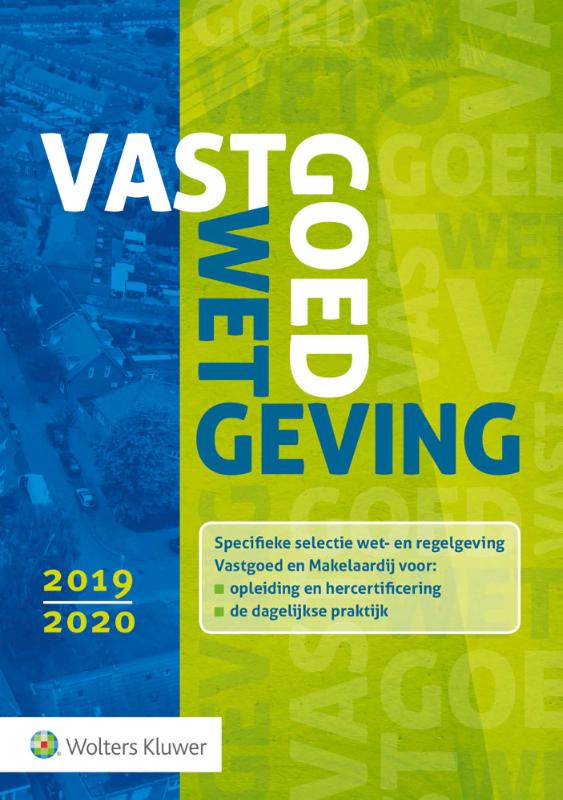 Omslag van Vastgoedwetgeving 2019-2020