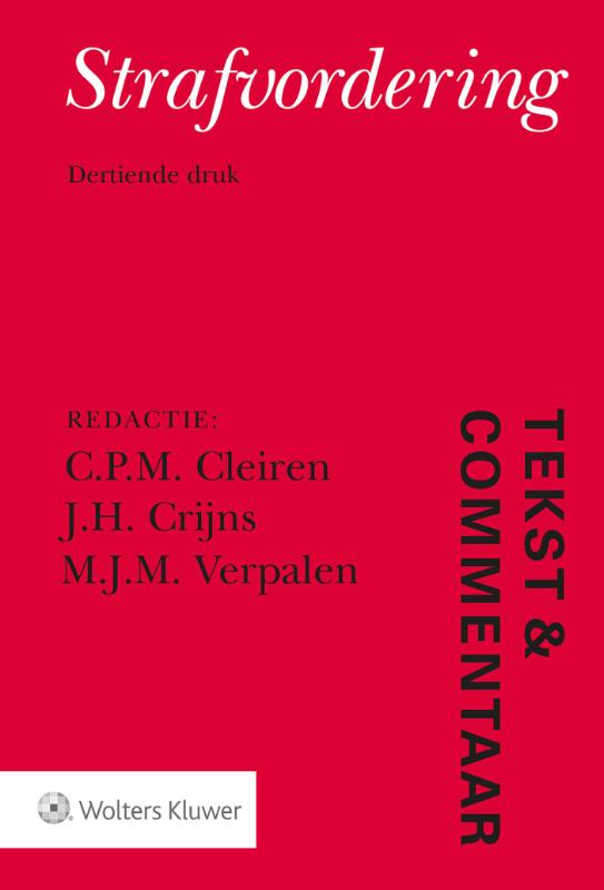 Omslag van Tekst & Commentaar Strafvordering