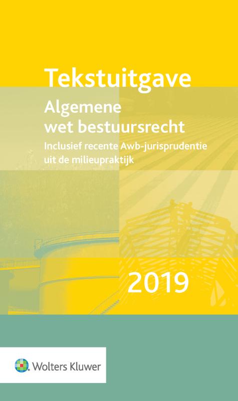 Omslag van Tekstuitgave Algemene wet bestuursrecht 2019