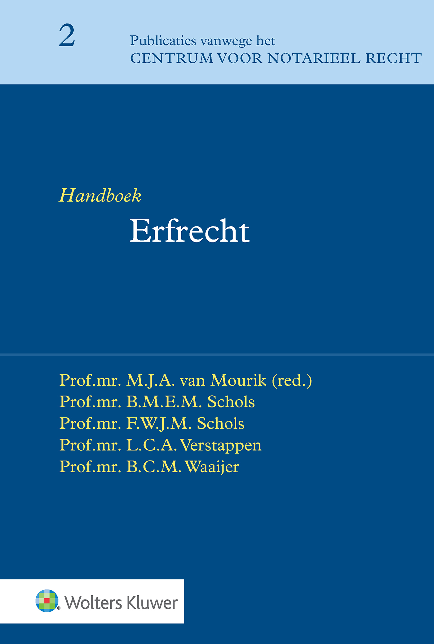 Omslag van Handboek Erfrecht