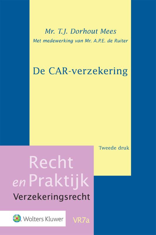 Omslag van De CAR-verzekering