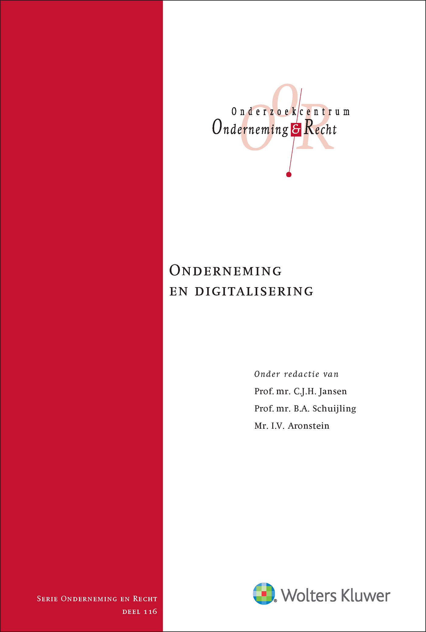 Omslag van Onderneming en digitalisering