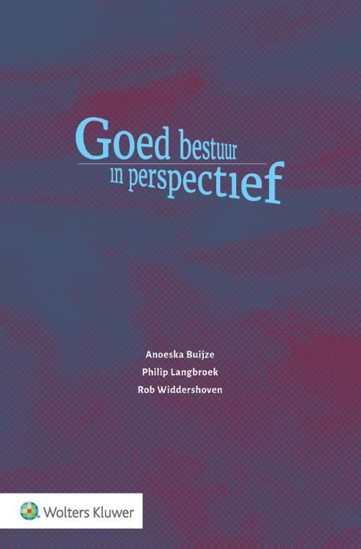 Omslag van Goed bestuur in perspectief