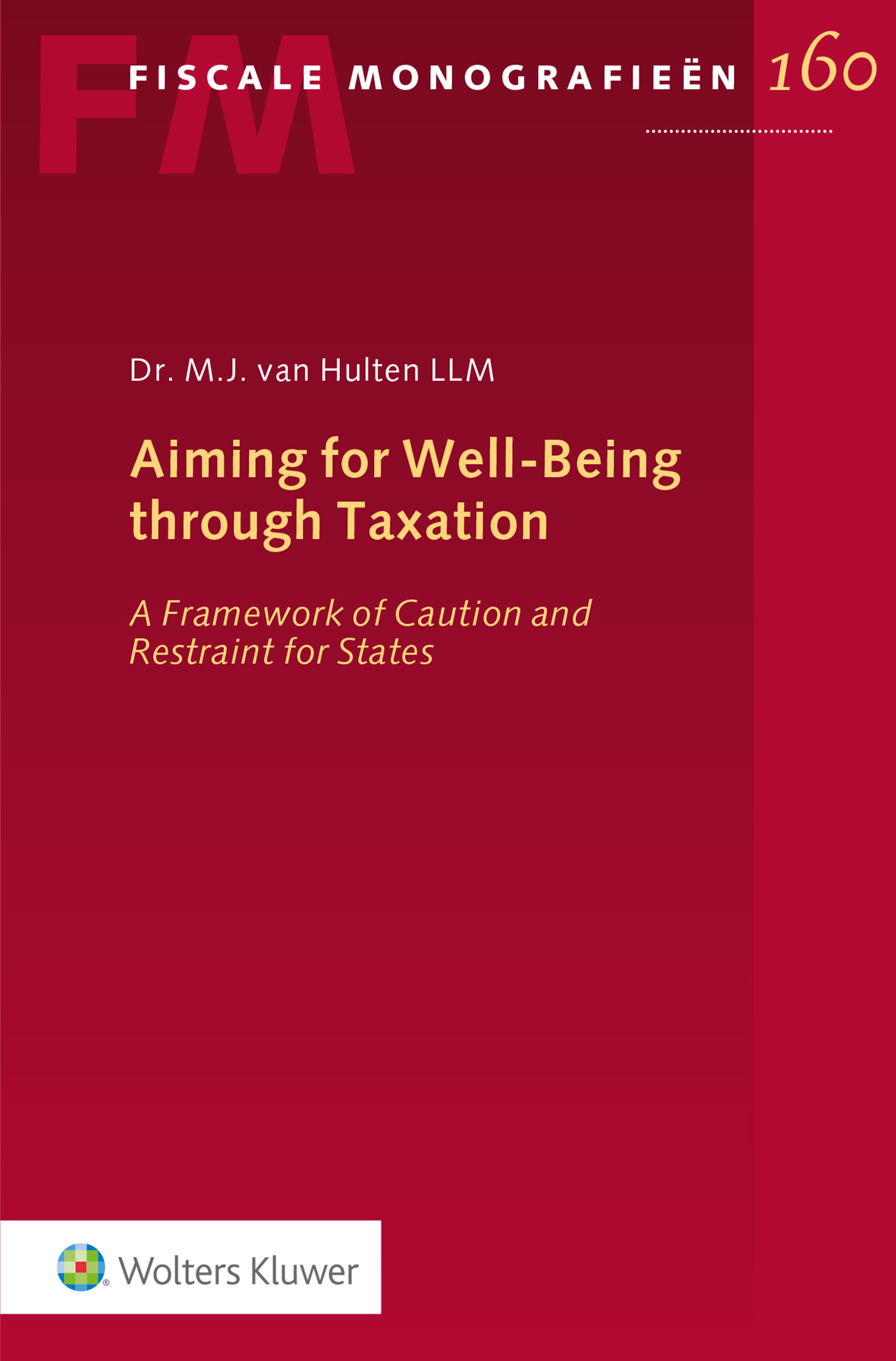 Omslag van Aiming for Well-Being through Taxation