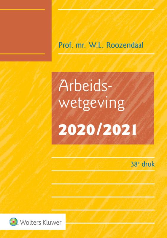 Omslag van Arbeidswetgeving 2020/2021