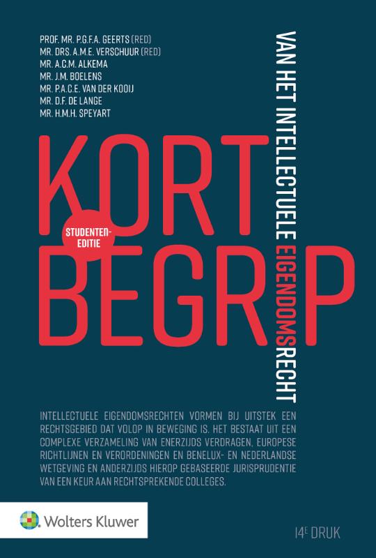 Omslag van Kort begrip van het intellectuele eigendomsrecht