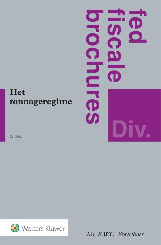Omslag van Het tonnageregime