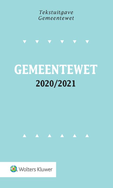 Omslag van Tekstuitgave Gemeentewet 2020/2021