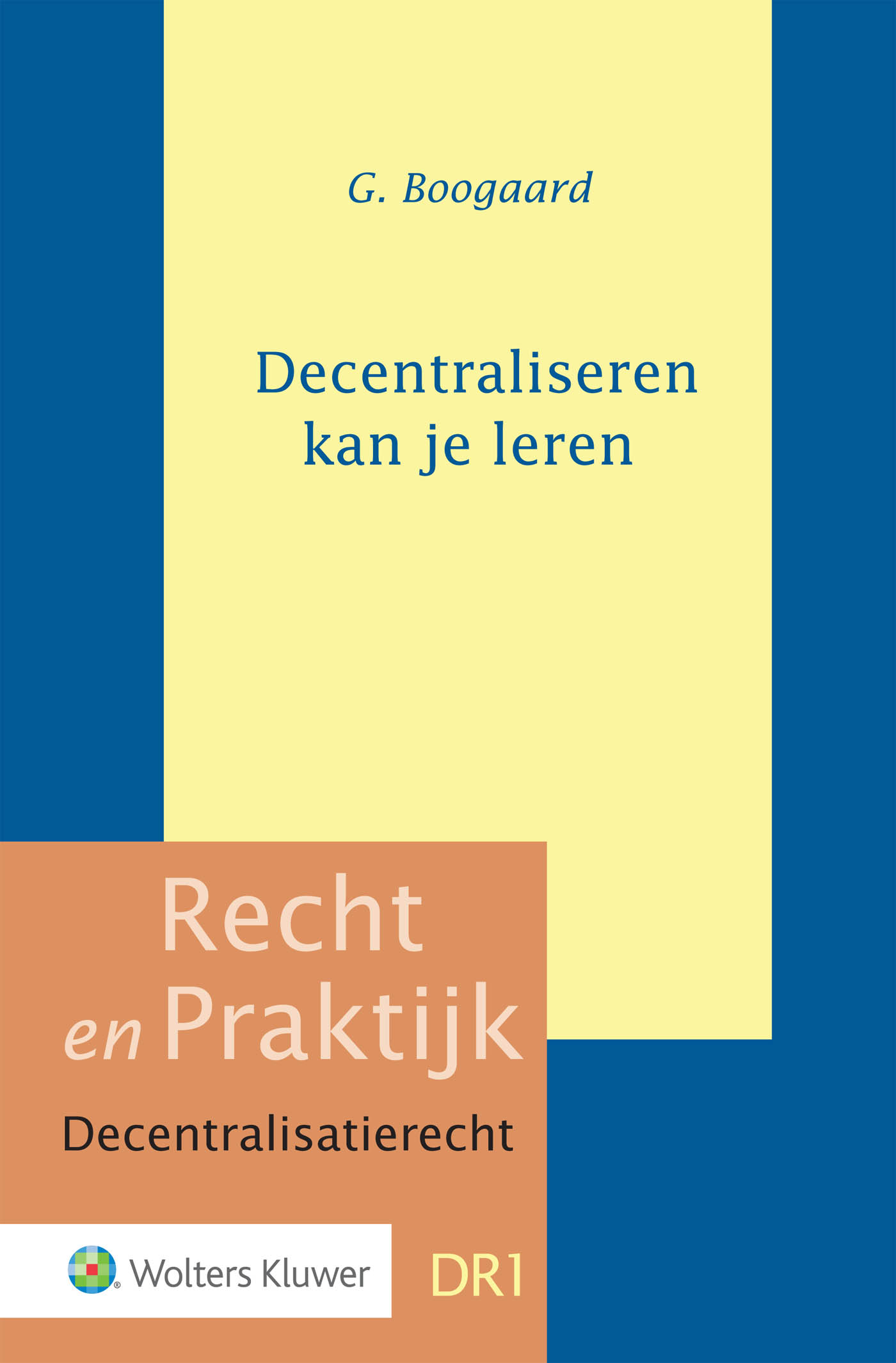 Omslag van Decentraliseren kan je leren