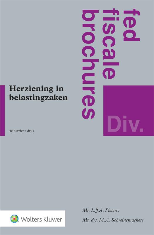Omslag van Herziening in belastingzaken