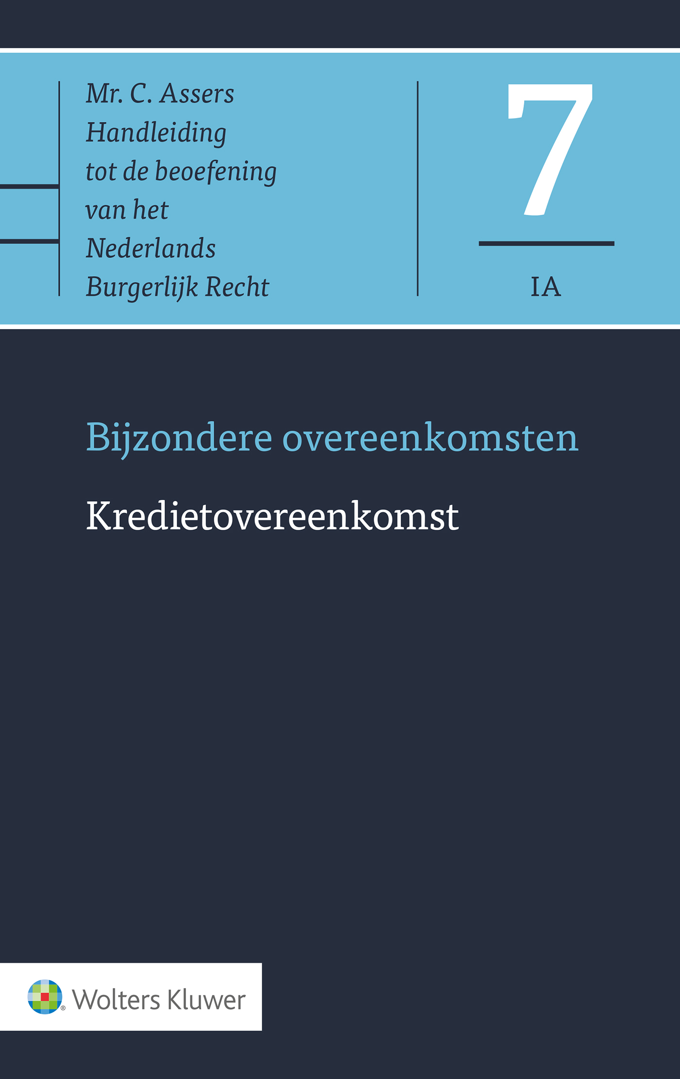 Omslag van Kredietovereenkomst