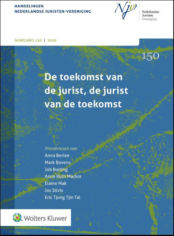 Omslag van De toekomst van de jurist, de jurist van de toekomst